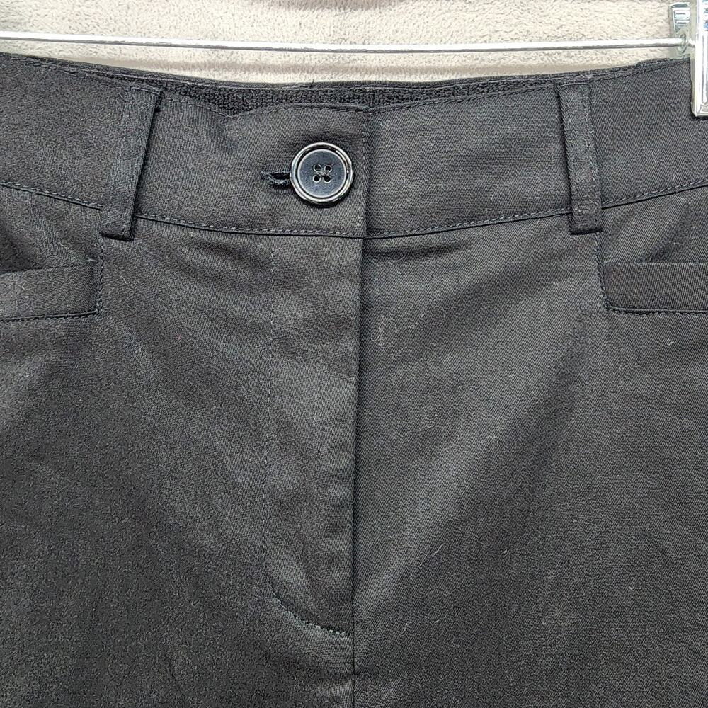 NWT Studio Works Capris Pants Women’s Size 8 Black Slimming Stretch No Gap Waist - Picture 5 of 11